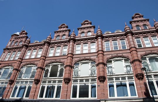 Architectural Detail and carvings on a victorian building