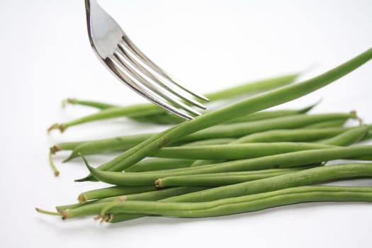 haricots verts - common green beans, one of the easiest vegetables to prepare and very suitable for fushion cooking