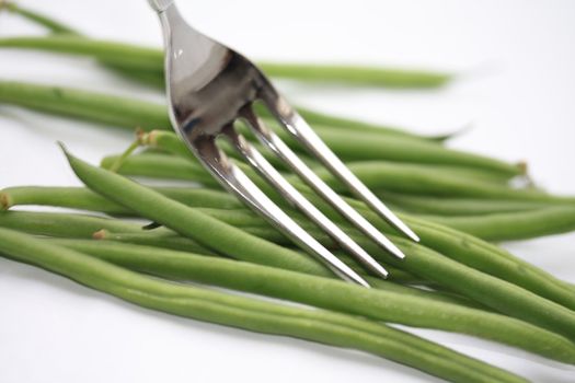 haricots verts - common green beans, one of the easiest vegetables to prepare and very suitable for fushion cooking