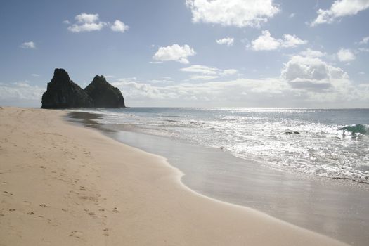 The Two Brothers Hill in Fernando de Noronha, Brazil.