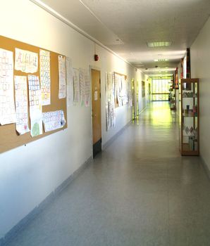 school corridor