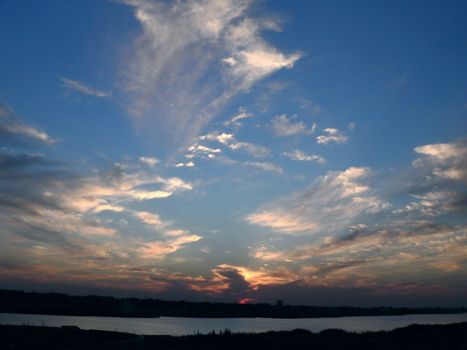 The Cloud on sundown