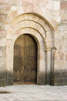 image of the detail of an old door