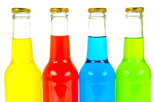 Alco Pop premix alcoholic drinks isolated against a white background