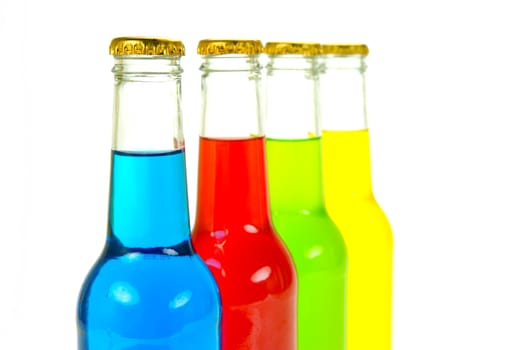 Alco Pop premix alcoholic drinks isolated against a white background