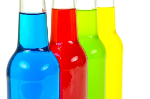Alco Pop premix alcoholic drinks isolated against a white background