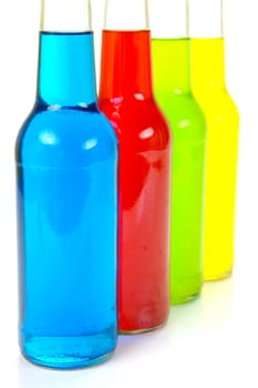 Alco Pop premix alcoholic drinks isolated against a white background