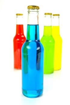 Alco Pop premix alcoholic drinks isolated against a white background