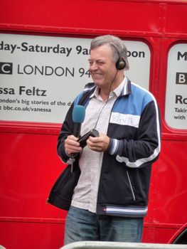 Central London - September 13: Tony Blackburn at the River Thames Festival  September 13th, 2009 in Central London.