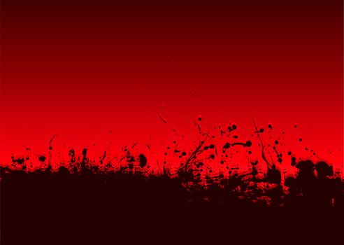 Abstract blood splat background with room to add your own copy