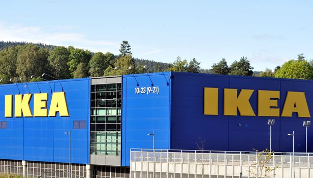 Ikeas megastore at Slependen Norway
