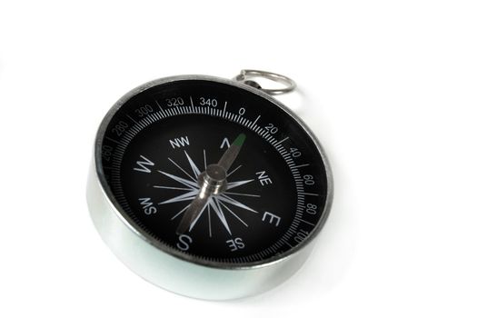 Compass on a white background