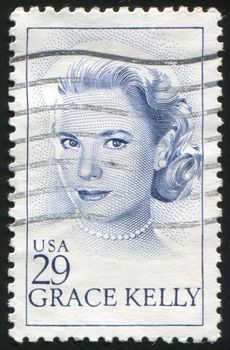 UNITED STATES - CIRCA 1993: stamp printed by United states, shows Grace Kelly, circa 1993