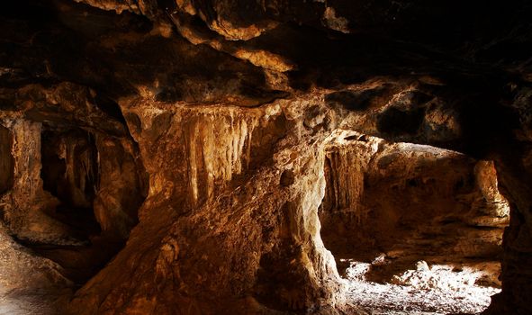 The dark cave