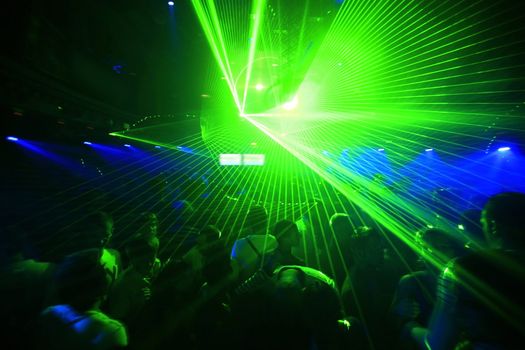 Night Club Music Event Party Laser Lights Background