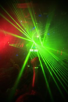 Night Club Music Event Party Laser Lights Background