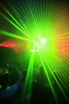 Night Club Music Event Party Laser Lights Background