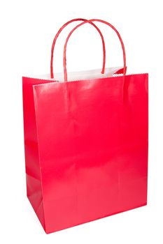 Isolated shopping bag for a retail shopping experience