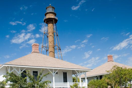 Sanibal island lighthouse on the southern end of the island