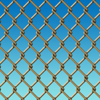 A Woven Wire Fence Background