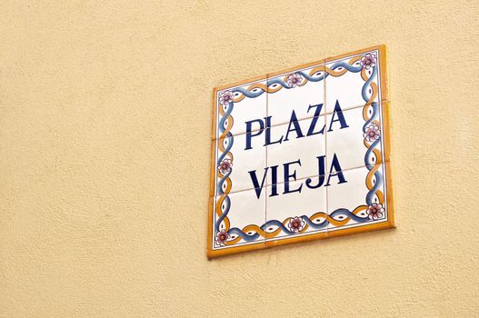 Traditional handmade portuguese azulejos in Havana, Cuba.