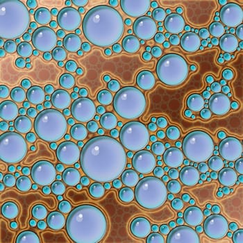 A Soap Bubbles Background Pattern