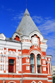 Landscape with drama theatre in Samara