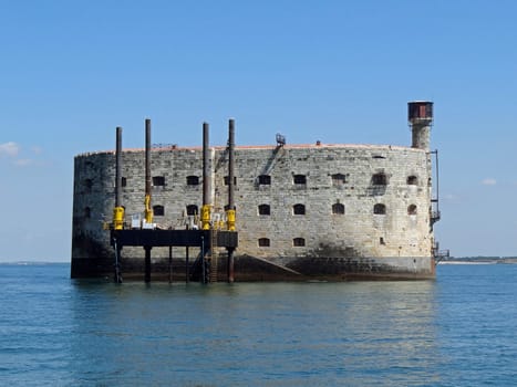 Fort Boyard on Oleron island in France