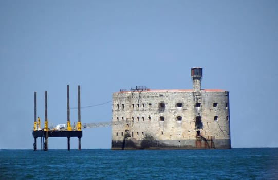 Fort Boyard on Oleron island in France