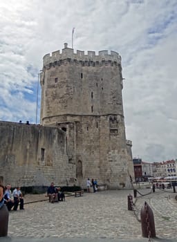 Saint Nicholas tower in La Rochelle, France