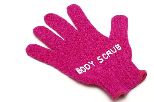 a pink scrub clove, to scrub your body