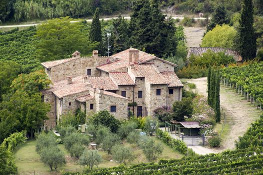 typical tuscan house