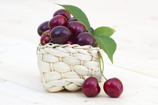 basket of cherries