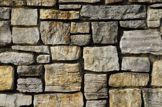 Rough masonry rock wall texture