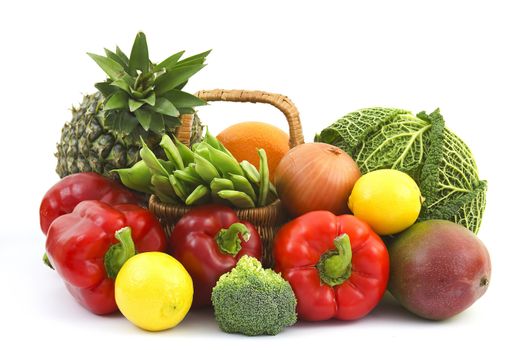 fresh vegetables and fruits