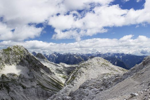 julian alps in the summer, slovenia 
