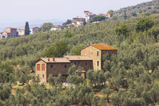 typical tuscan house