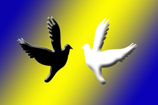 two doves