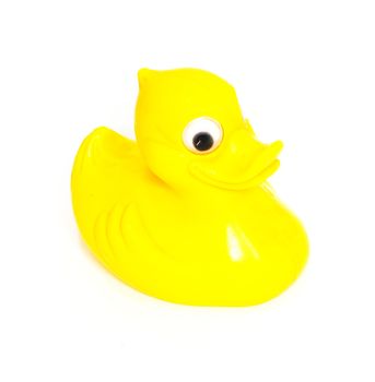 Plastic yellow duck toy 