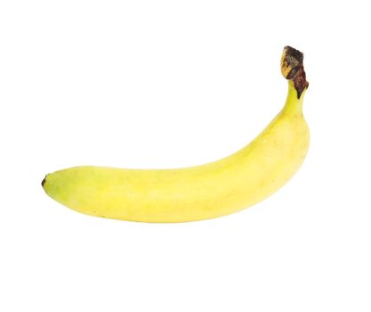 Ripe banana isolated on white background 