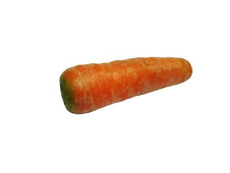 carrot on white background     