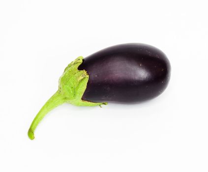 Eggplant on white background 