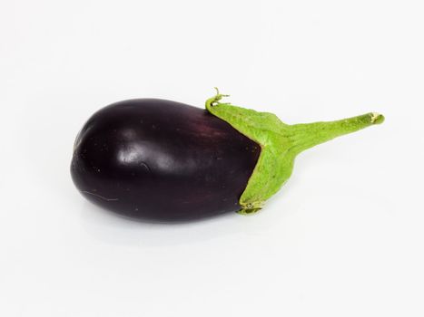 Eggplant on white background 