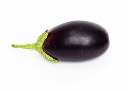 Eggplant on white background 