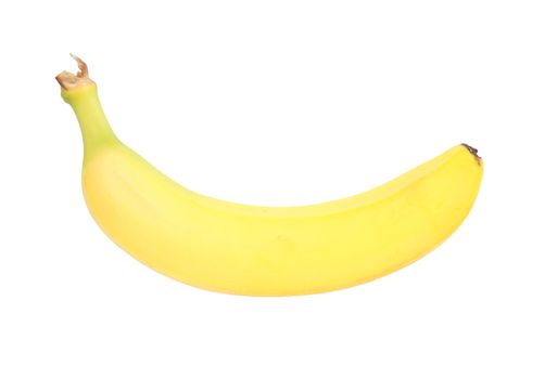 Ripe banana isolated on white background 