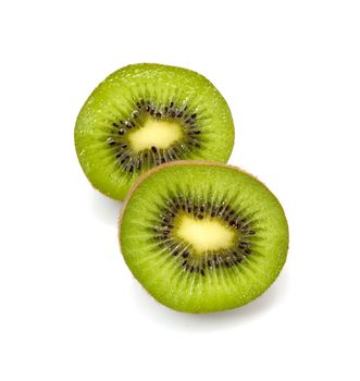 Kiwi Fruit Isolated on white background 