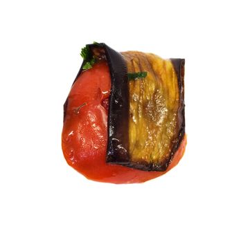 roasted eggplants with tomato