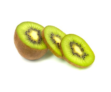 Kiwi Fruit Isolated on white background 