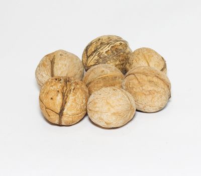 walnuts isolated on white bacground 