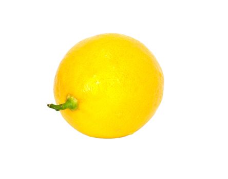 Lemon isolated on white background with copy space 